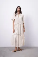 ZARA(ザラ) カラー ロング丈ワンピース