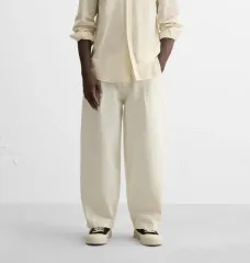 （ 38 ） ZARA(ザラ) バルーン フィット 白 パンツ