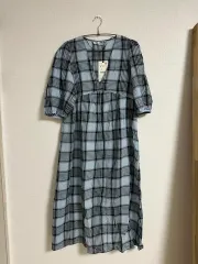 ZARA(ザラ) チェック ロング丈ワンピース