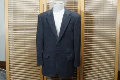 M800 DAKS(ダックス) メンズ 105 サイズ グレー チェック ウール ジャケット
