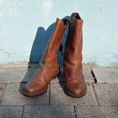 ヴィンテージ ムートン ワークブーツ