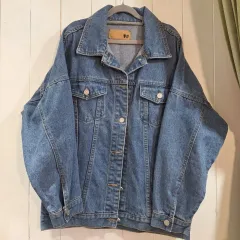 デニムジャケット オーバーサイズ デニムジャケットㅡレディース