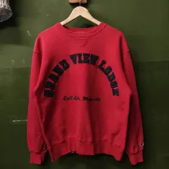 90s Champion(チャンピオン) USAmade すばらしいです 見る ロッジ スウェット シャツ