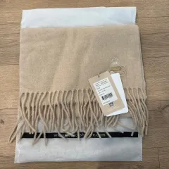 ゴビ GOBI モンゴル カシミア オーガニック サンヤン 刺繍 マフラー スヌード ベージュ 170