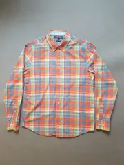 L Tommy Hilfiger(トミーヒルフィガー) パステル マドラスチェック チェック シャツ スリムフィット