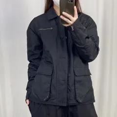 Tommy Hilfiger(トミーヒルフィガー) 黒 ジップアップ ジャケット S 241024