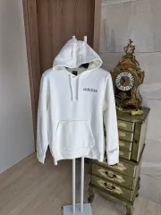 adidas(アディダス) フリースパーカー/男性 105 /状態良好/白
