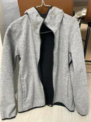 UNIQLO(ユニクロ) ユニセックス 裏起毛 ジップアップパーカー フード付き S