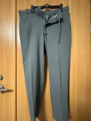 UNIQLO(ユニクロ) L （ 84 ー 92 ） グレー+ネイビー スラックス