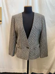 千鳥格子ウールジャケット ( L )/ 11543