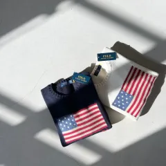 ポロ 星条旗 ニット