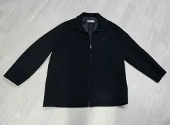 オーバーサイズ FILA(フィラ) ハンドメイドジップアップジャケット メンズ 105 110 黒