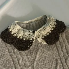 ハンドメイド ニット ケープ