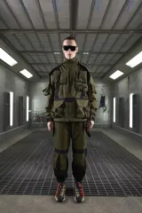 L AA ／ C マウンテン テックウェア ジャケット ダブルAC カーキ