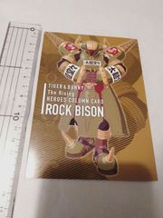 카드] TIGER & BUNNY HEROES COLUMN CARD 록 바이슨