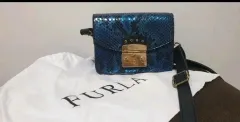 正規品 FURLA FURULA(フルラ) 大都市 ミニバッグ (パイソン)