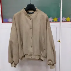 ZARA バルーンフィット スウェード風 アウター レディース 66サイズ 4k5