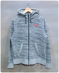 L Nike(ナイキ） AW77 速度 プリント フード付き ジップアップパーカー ジャケット