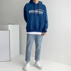 新しい服) ライトブルーデニム ウエストゴム デニム L (メンズパンツ)