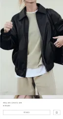 ザラ フェイク レザー オーバサイズ アウター ジャケット xs