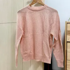 華奢 セーター ピーチピンク ニット モヘア