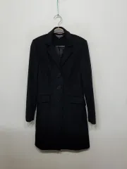 (S) ポール・スミス ウールコート ブラック カシミアコート BLACK LABEL