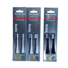 白/黒混合3セット 合計6本☆パナソニック ドルツ 替えブラシ トータルケアブラシ EW0810-W 4本 / EW0810-K 2本