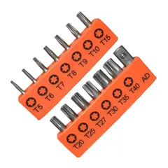 Zynphancer 梅花ビット 長尺 空心トルクス ドライバービット 、防?改設計 アダプター付 屋外作業 車両修理 電動工具対応 1