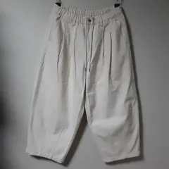 36 /ムシンサスタンダード ツータック ワイド ストリングパンツ/ ー 1012