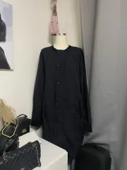 ユニセックス) NIKE ロング アウター ぬいぐるみ ダウン アウター ツーウェイ ジッパー コーチジャケット