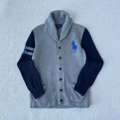 Polo Ralphlauren ポロ Ralph Lauren(ラルフローレン) ショールカラー ニット カーディガン ( L )