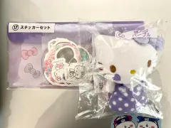 ハローキティ くじ 17 回 6 まとめ売り マスコット 人形 ステッカーシール