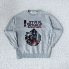 Star Wars スター・ウォーズ 裏起毛 グラフィック スウェットシャツ