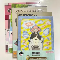 セット SPY × FAMILY(スパイファミリー) ファミリー クリア ファイル L ホルダー 一番くじ