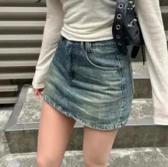 新品 デニム デニムスカート