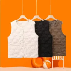 新品 キルティング 軽量 ベスト