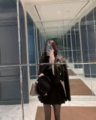 エレガント 衣類 新品 ローブテニスミニスカート高級ファブリックフィットギャランティースカート sm