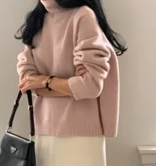 ベルガモット ホールガーメントタートルネック カシミア ウールニット