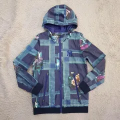 ダブルシックス (正規品) MLB 엠엘비 キッズ & レディース 袖取り外し フードウィンドブレーカー サイズ 85