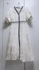 ロング フレア ワンピース レース ポイント EGOIST(エゴイスト)