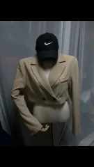 クロップド ベージュジャケット