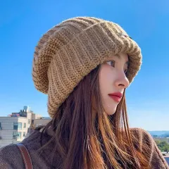 顔の形状補正 ビーニー 帽子 メンズウィンターハット 女性用冬用帽子 耳を覆う帽子 大きいサイズ イヤーマフハット