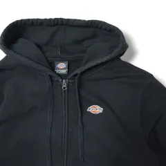 XL DICKIES(ディッキーズ) 黒 フード付き ジップアップパーカー