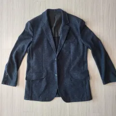 エルロード(ELORD) ウール混紡ニット組織 ダブルボタン カジュアルニットジャケット 100 105 サイズ