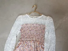 アルプス 乙女 花柄 ワンピース ジャパンヴィンテージモリガールロリータギャルスタイル