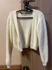 アンゴラ カーディガン アイボリー