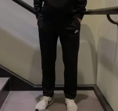 新品 S - NIKE メンズ フレンチテリー パンツ ストレート ズボン