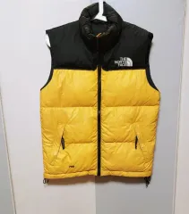 M THE NORTH FACE(ザノースフェイス) Nuptse(ヌプシ) ダウンベスト 700 黄色 325
