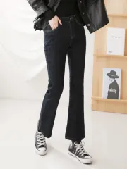 裏起毛 スリム Secret Honey(シークレットハニー) バンディング パンツ