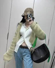 lysm フェイクファー クロップド ジャケット スモール